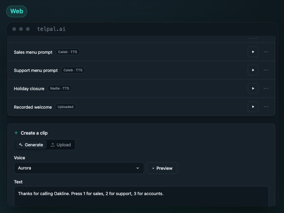 AI-generated voices
